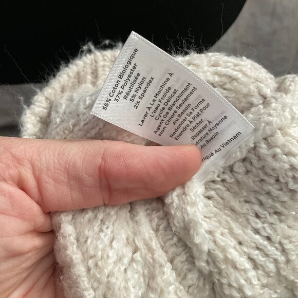 CLEARANCE! HAVEN Well Within Women's Size Medium Organic Cotton Jacquard Sweater - Picture 7 of 7